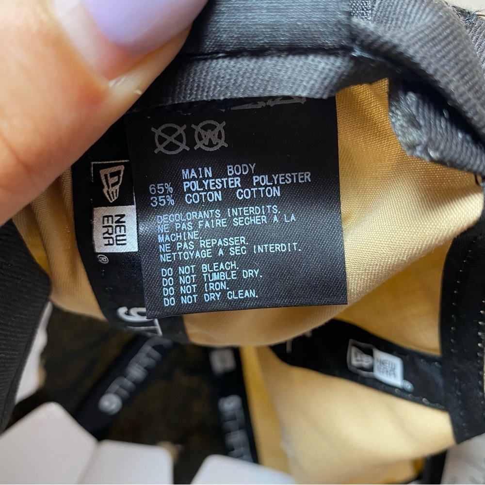 Yohji Yamamoto x New Era NEW Ecopet 9Thirty Mini Logo Embroidered Cap Hat Beige - Picture 15 of 15